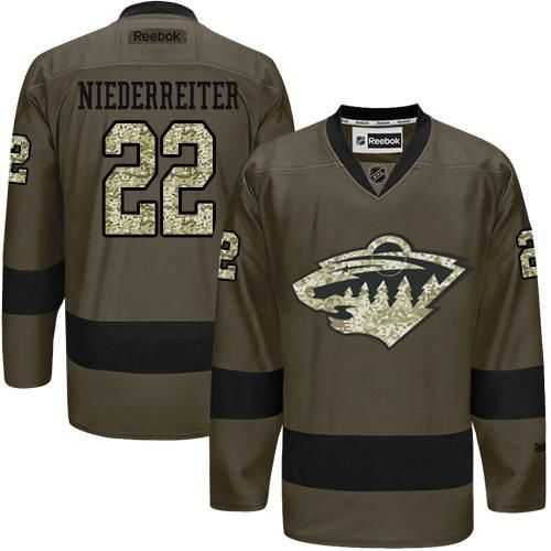 Glued Minnesota Wild #22 Nino Niederreiter Green Salute to Service NHL Jersey,We sell and wholesale Glued Minnesota Wild #22 Nino Niederreiter Green Salute to Service NHL Jersey on line form chian!
